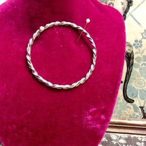 Silver bangle